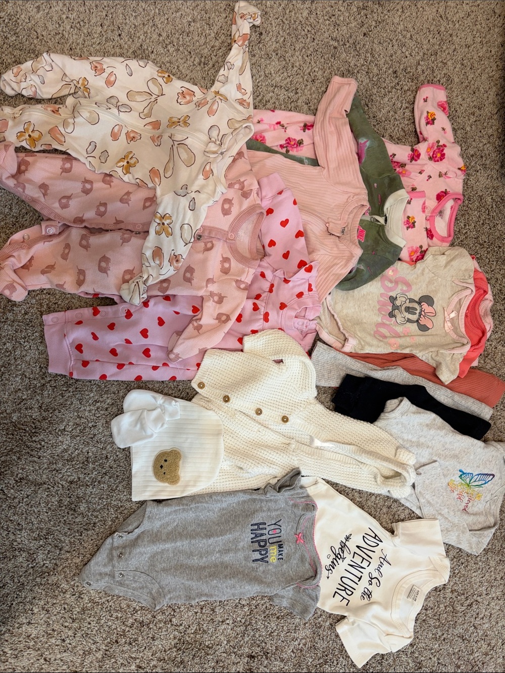Baby Girls bundle lot size NB and 0-3m